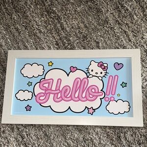 Hello Kitty by Sanrio Wall Art NWOT